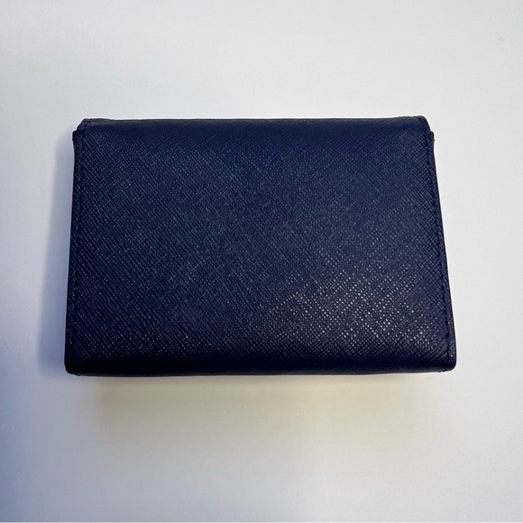 Kate Spade Newbury Lane Large Holly Card Case in Navy Saffiano Leather BNWT - Picture 3 of 8